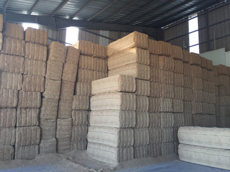 balles de riz en ballots