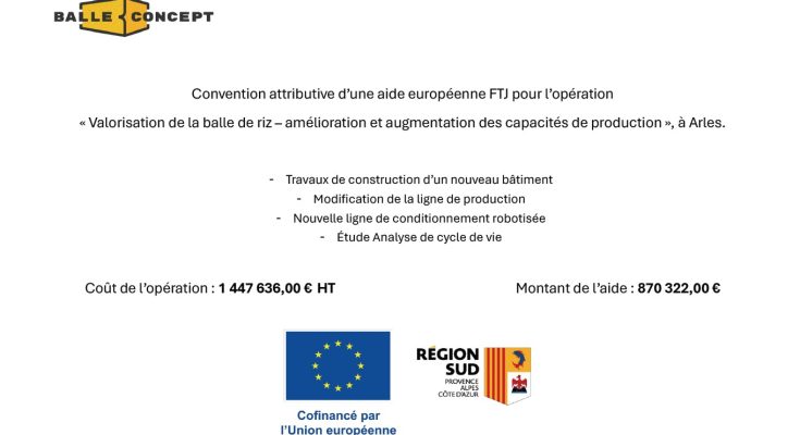 Valorisation de la balle de riz